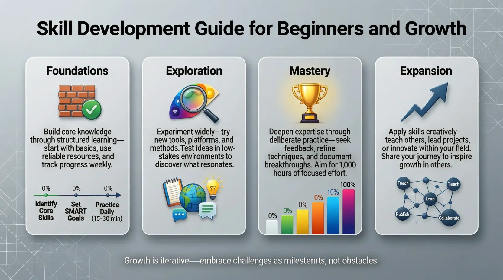 Skill Development Guide For Beginners And Growth
